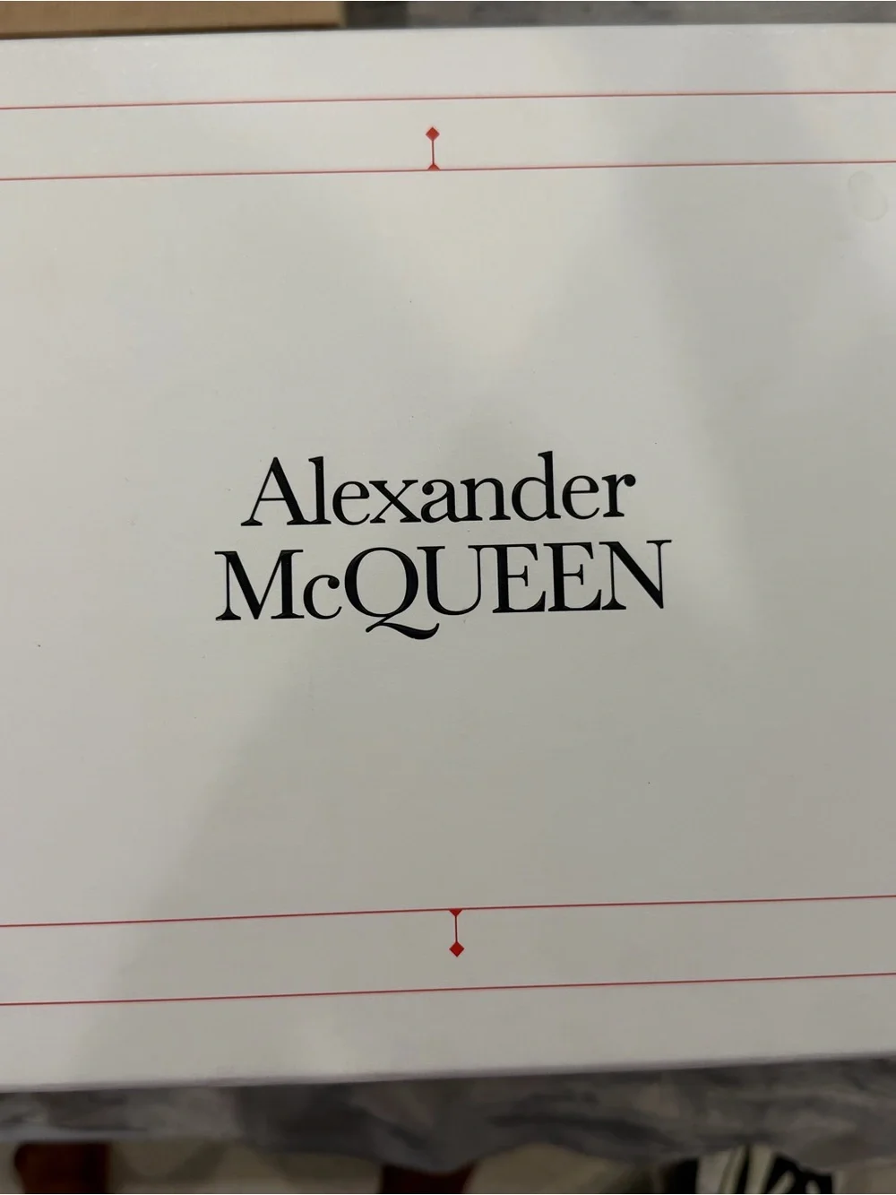 Alexander McQueen Black Sneakers with Iridescent Blue-Green Heel